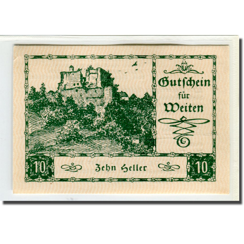 Banknote, Austria, Weiten N.Ö. Prv. Fr. Gruber, Gastwirt, Al. Lehner, Gastwirt