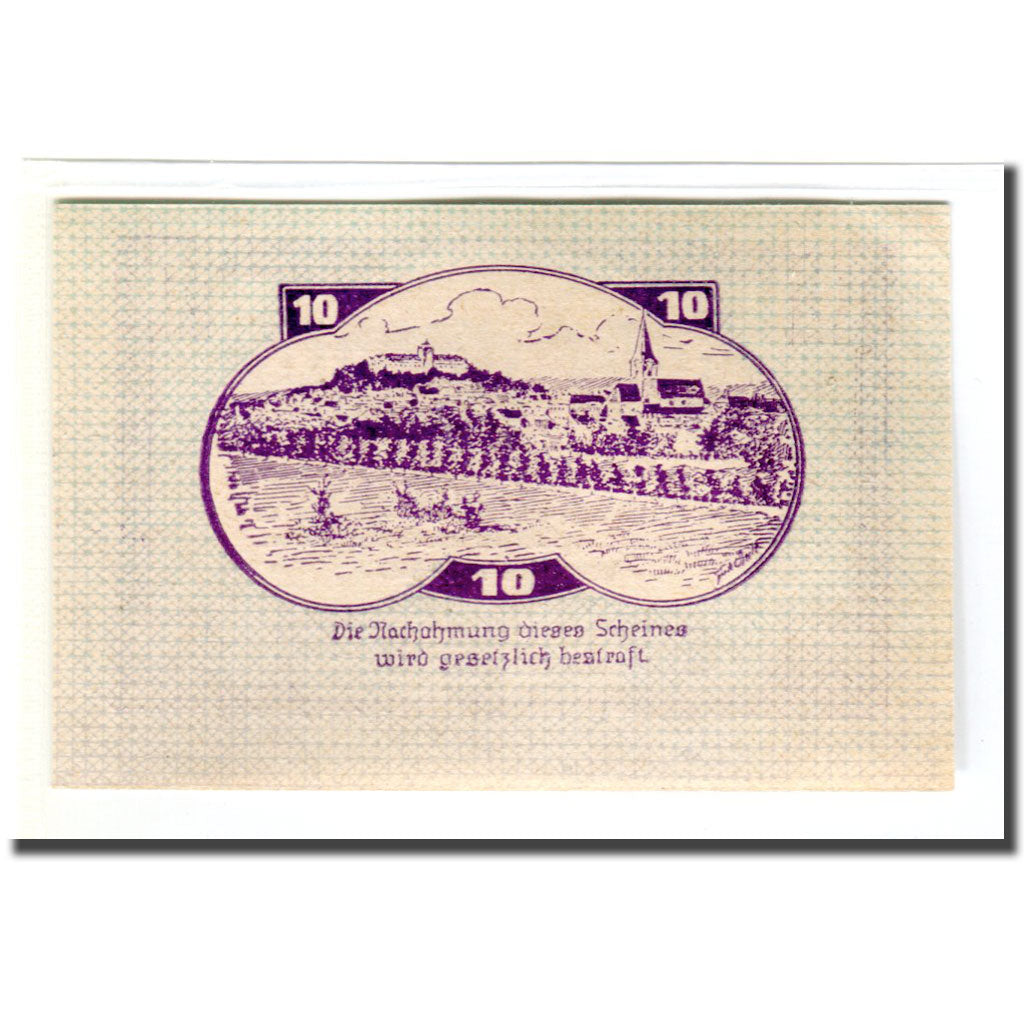 Banknote, Austria, Weitra, 10 Heller, paysage 4, 1920, 1920-05-07, UNC(63)