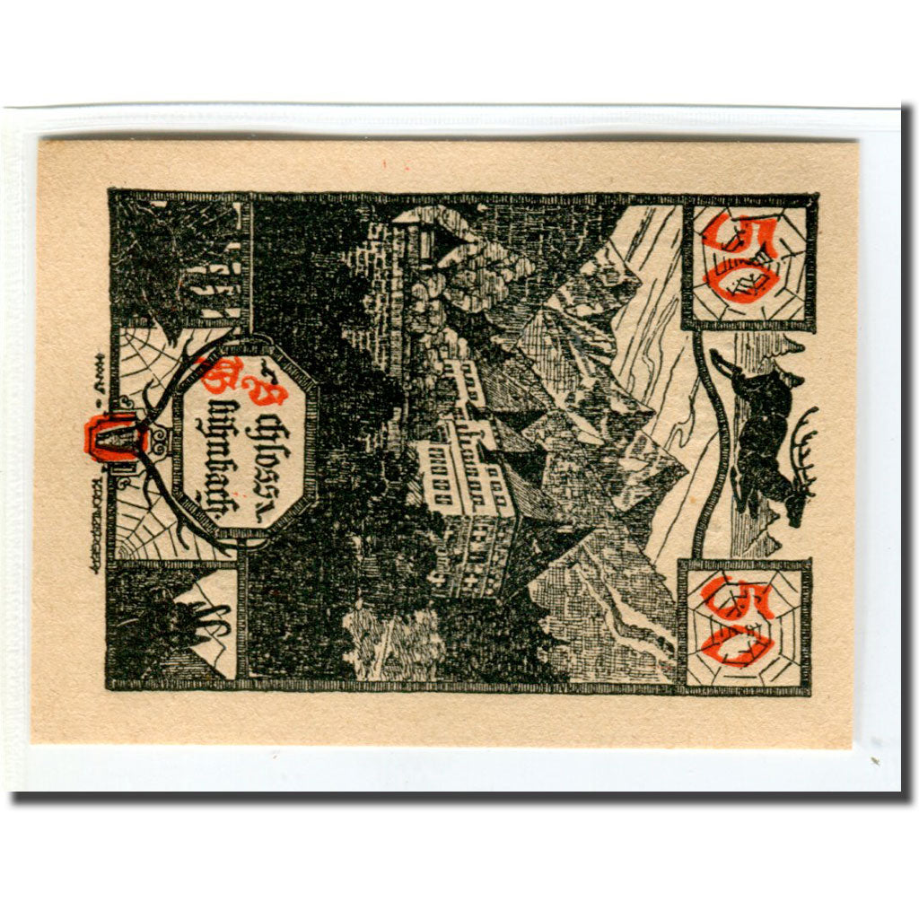 Banknote, Austria, Werfen, 50 Heller, paysage 2, 1920, UNC(63), Mehl:1172