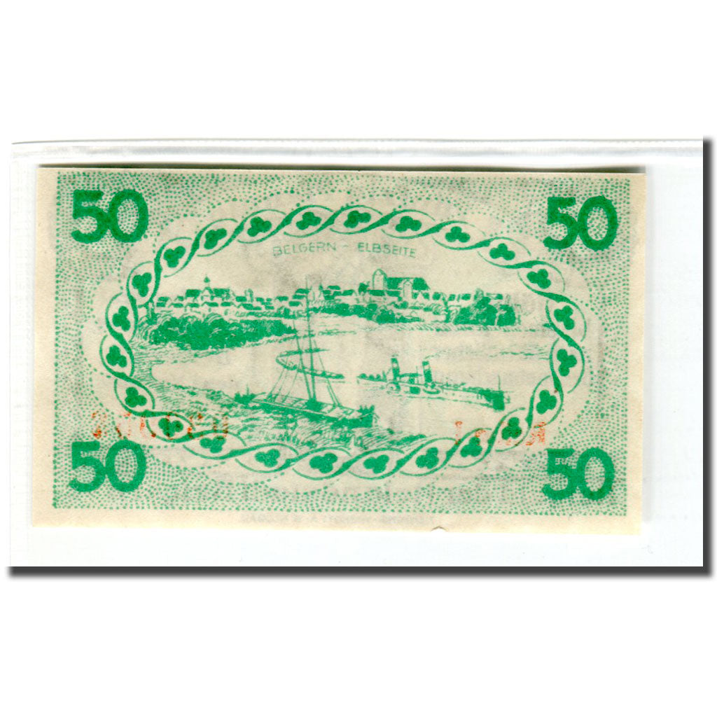 Banknote, Germany, Belgern a.Elbe, 50 Pfennig, paysage, 1920, 1920-11-01