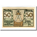 Banknot, Niemcy, Arolsen, 50 Pfennig, Monument, 1921, Undated, UNC(63)
