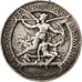 Francia, Medal, French Third Republic, Politics, Society, War, BC+, Plata