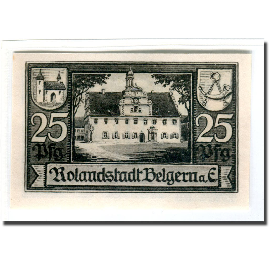 Banknote, Germany, Belgern a.Elbe, 25 Pfennig, Batiment, 1921, 1921-11-01