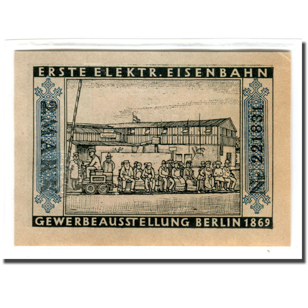 Geldschein, Deutschland, Berlin Stadt, 2 Mark, personnage, 1922, 1922-03-01