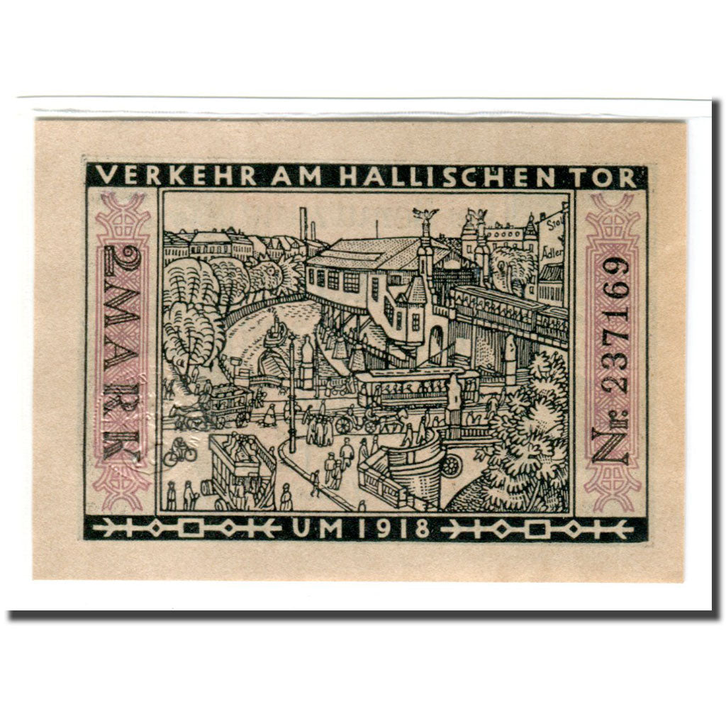 Banknot, Niemcy, Berlin Stadt, 2 Mark, Ville, 1922, 1922-03-01, UNC(63)