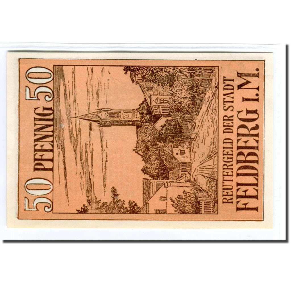 Geldschein, Deutschland, Feldberg, 50 Pfennig, arbre, 1922, UNZ-, Mehl:361.1