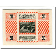 Nota, Áustria, Kallham, 50 Heller, Texte, 1920, UNC(63), Mehl:422a