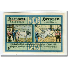 Geldschein, Deutschland, Heessen Bei Eilsen, 50 Pfennig, personnage 1, 1921