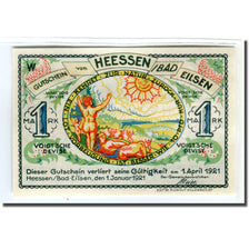 Banconote, Germania, Heessen Bei Eilsen, 1 Mark, personnage 2, 1921, 1921-01-01