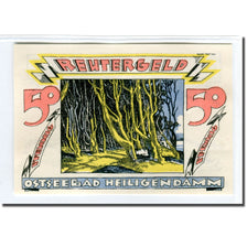 Banconote, Germania, Heiligendamm Badeverwaltung, 50 Pfennig, personnage, 1922