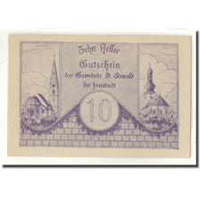 Billete, Austria, St. Oswald N.Ö. Gemeinde, 10 Heller, Texte, 1920, 1920-05-01