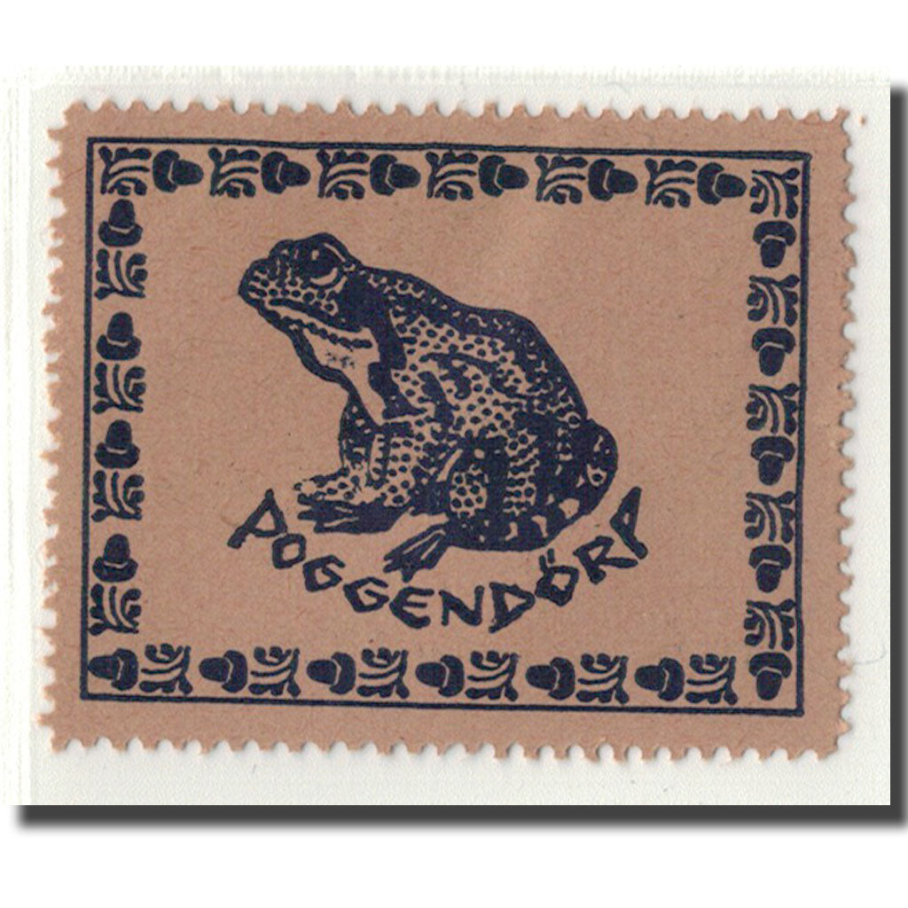 Nota, Alemanha, Neumühlen, 2 Pfennig, Grenouille 1, O.D, UNC(63), Mehl:953.1a