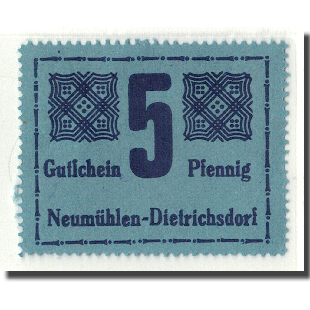 Banknote, Germany, Neumühlen, 5 Pfennig, Grenouille 2, O.D, UNC(63)