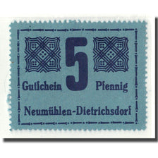 Banknote, Germany, Neumühlen, 5 Pfennig, Grenouille 2, O.D, UNC(63)