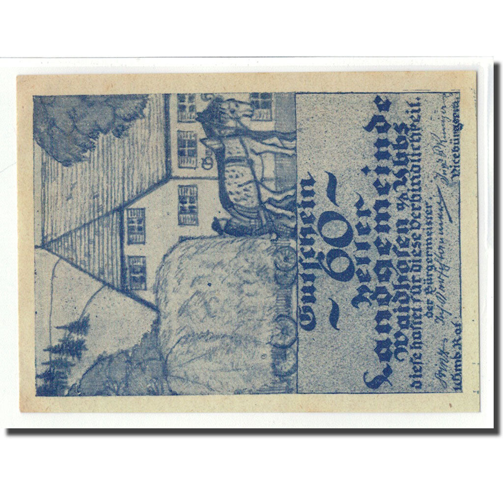 Banknote, Austria, Waidhofen an der Ybbs, 60 Heller, Texte 4, 1920, 1920-05-01