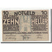Billet, Autriche, Waidhofen an der Ybbs, 10 Heller, Texte  5, 1920, 1920-05-01