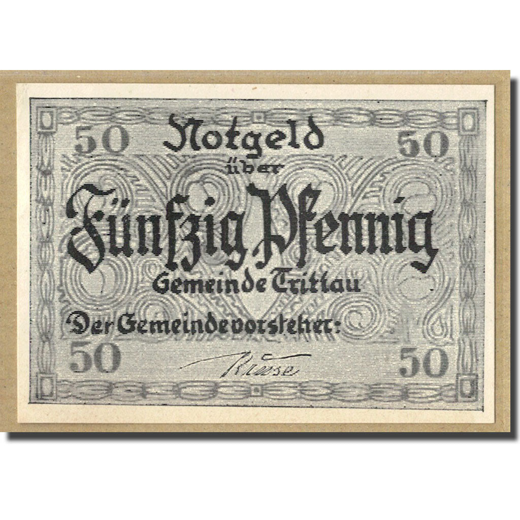 Banknote, Germany, Trittau, 50 Pfennig, Batiment, O.D, UNC(63), Mehl:1347.1