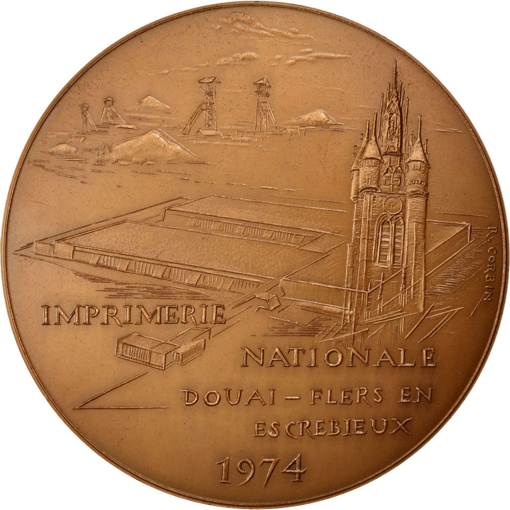 Francia, Medal, French Fifth Republic, History, Corbin, SPL, Bronzo