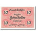 Billet, Autriche, Ernsthofen, 10 Heller, Eglise, 1920, SPL, Mehl:184a