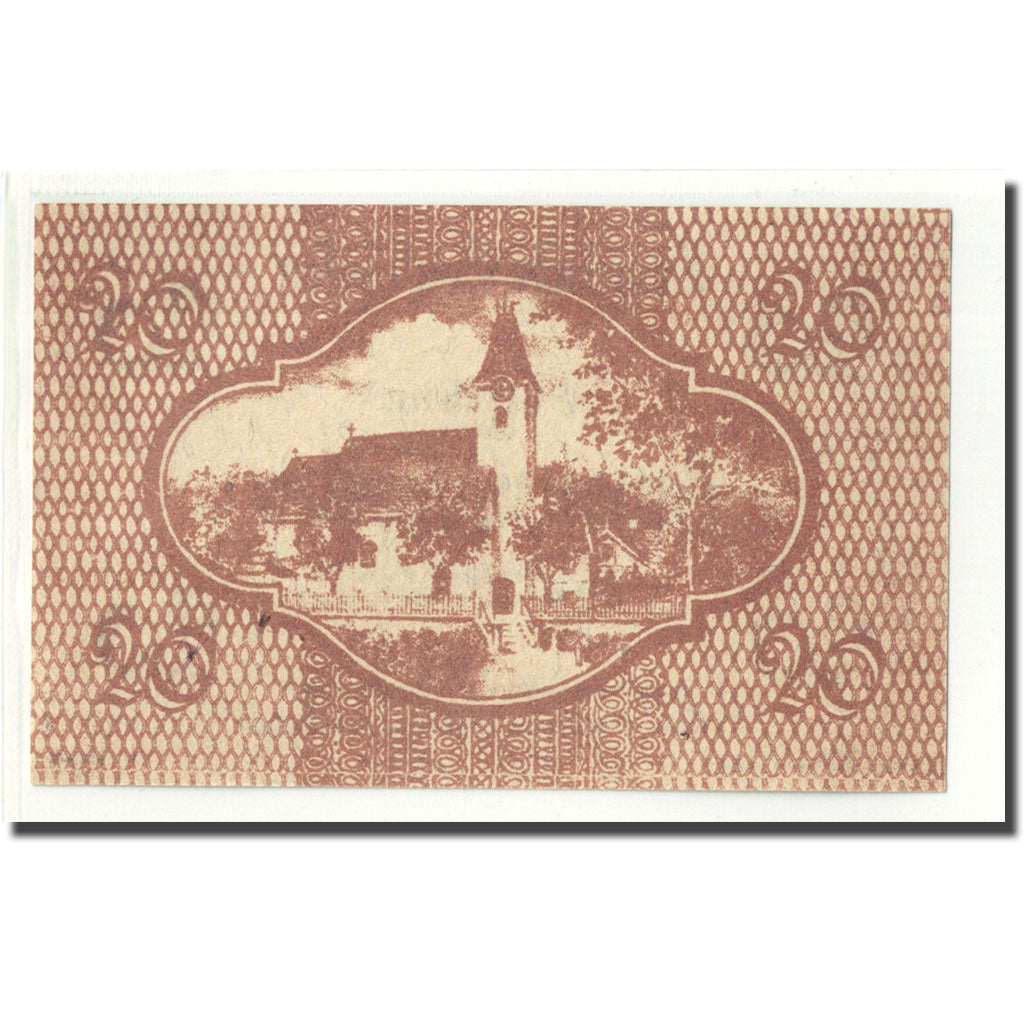 Banconote, Austria, Ernsthofen, 20 Heller, Eglise 1, 1920, SPL, Mehl:184a