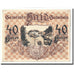 Banknote, Austria, Haid bei Mauthausen O.Ö. Industriegemeinde, 40 Heller, Texte