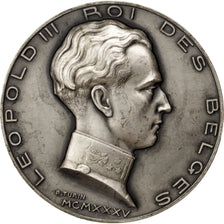Belgique, Medal, Politics, Society, War, Turin, TTB+, Argent