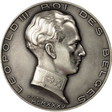 Belgium, Medal, Leopold III et Astrid, Turin, AU(55-58), Silver