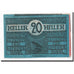 Banknote, Austria, Raab O.Ö. Marktgemeinde, 20 Heller, texte 1, 1920