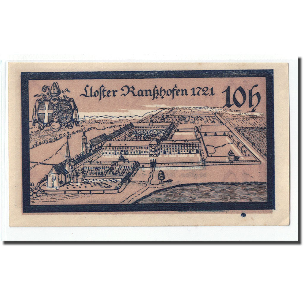Banknote, Austria, Ranshofen, 10 Heller, paysage 1, 1920, UNC(63), Mehl:819Aa