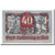 Banknote, Austria, Rattenberg Tirol Stadt, 40 Heller, valeur faciale, 1920