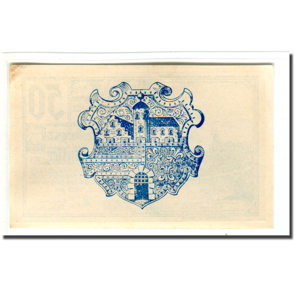 Billete, Austria, Wilhelmsburg N.Ö. Marktgemeinde, 50 Heller, Blason 2, 1920