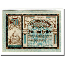 Nota, Áustria, Berndorf N.Ö. Stadtgemeinde, 50 Heller, Texte 2, 1920