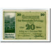 Geldschein, Österreich, Brixlegg, 20 Heller, personnage, 1920, UNZ-, Mehl:104c