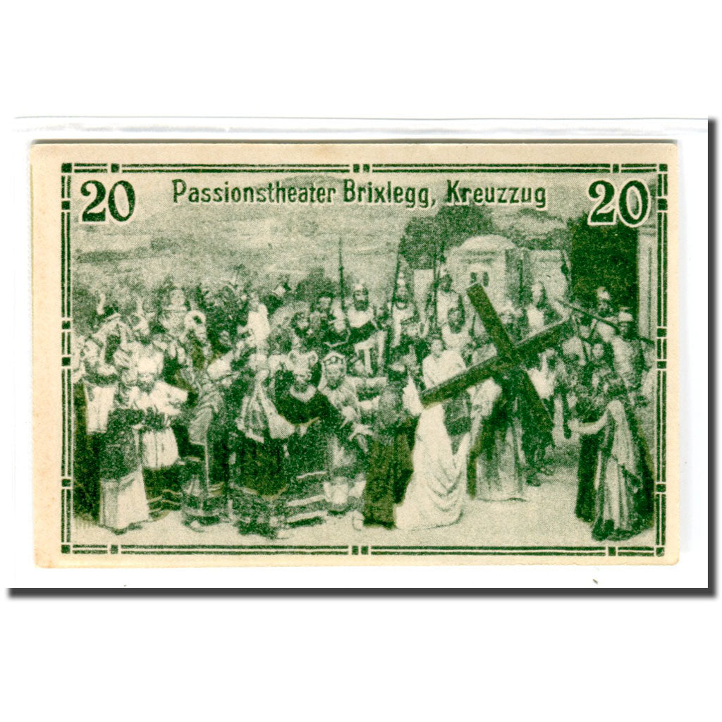 Geldschein, Österreich, Brixlegg, 20 Heller, personnage, 1920, UNZ-, Mehl:104c