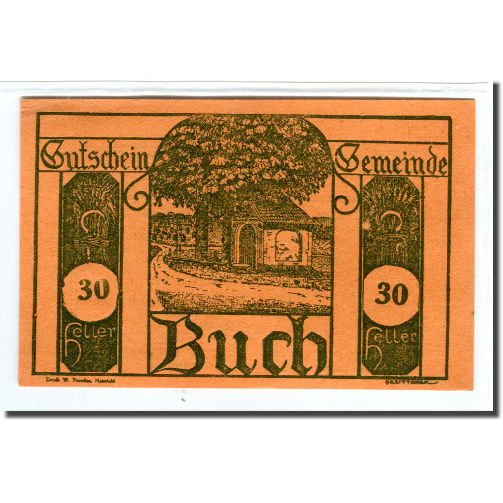 Nota, Áustria, Buch, 30 Heller, texte 1, 1920, UNC(63), Mehl:113a