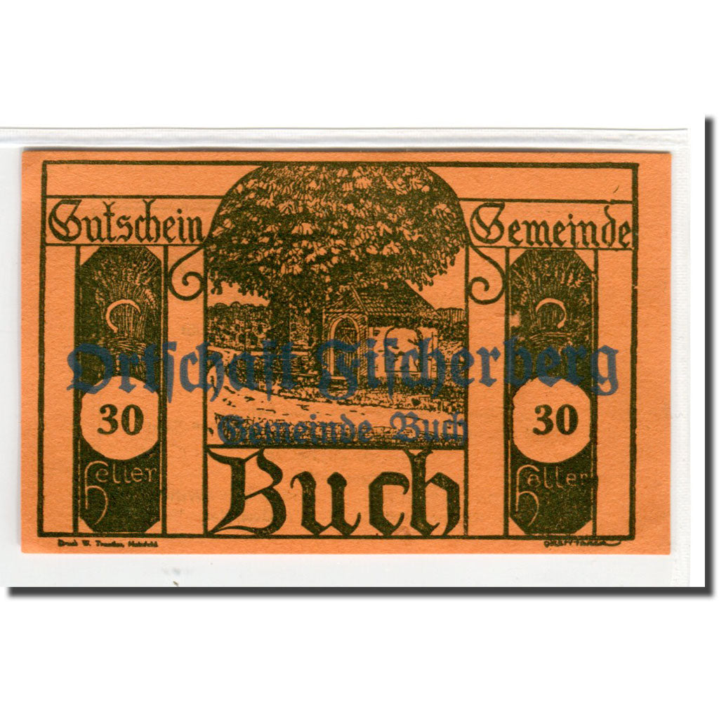 Banknote, Austria, Buch, 30 Heller, Texte 2, 1920, UNC(63), Mehl:113a