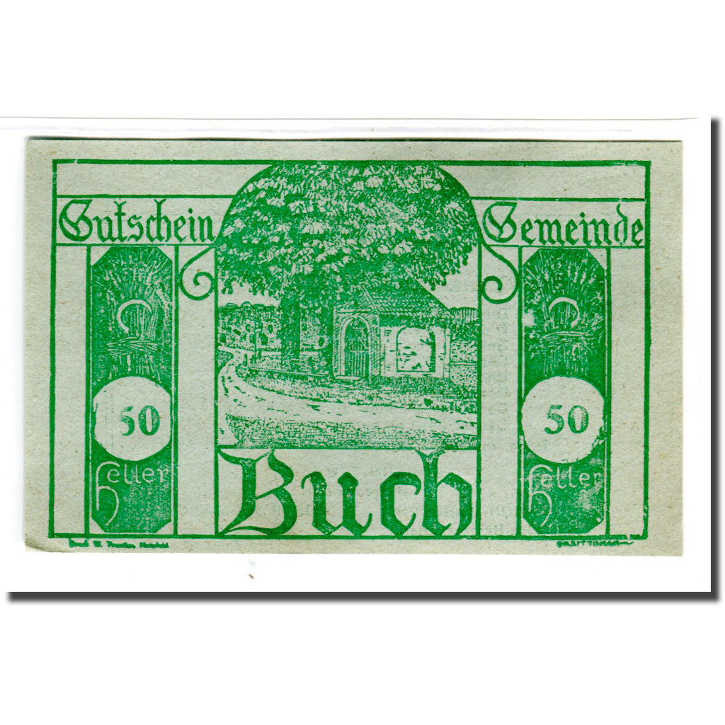 Nota, Áustria, Buch, 50 Heller, Texte 3, 1920, UNC(63), Mehl:113a