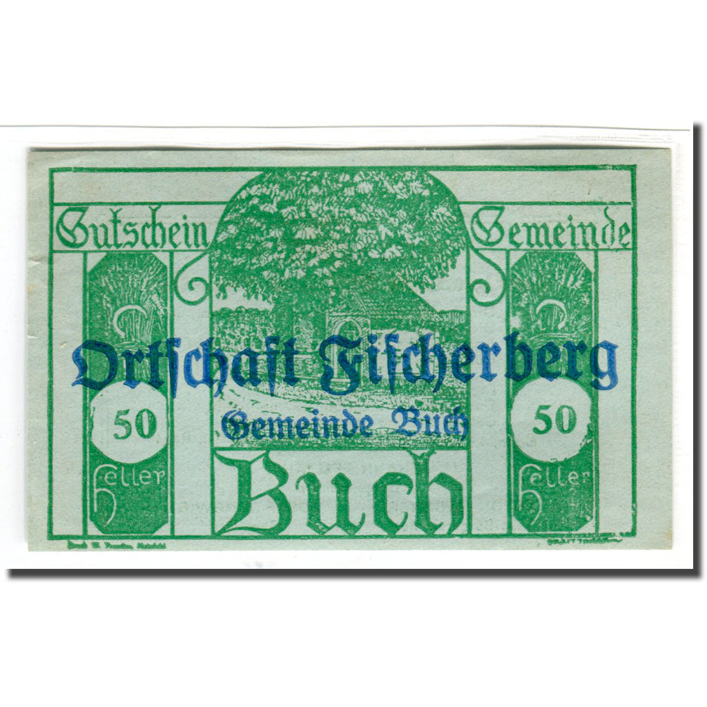 Billete, Austria, Buch, 50 Heller, Texte 4, 1920, SC, Mehl:113a