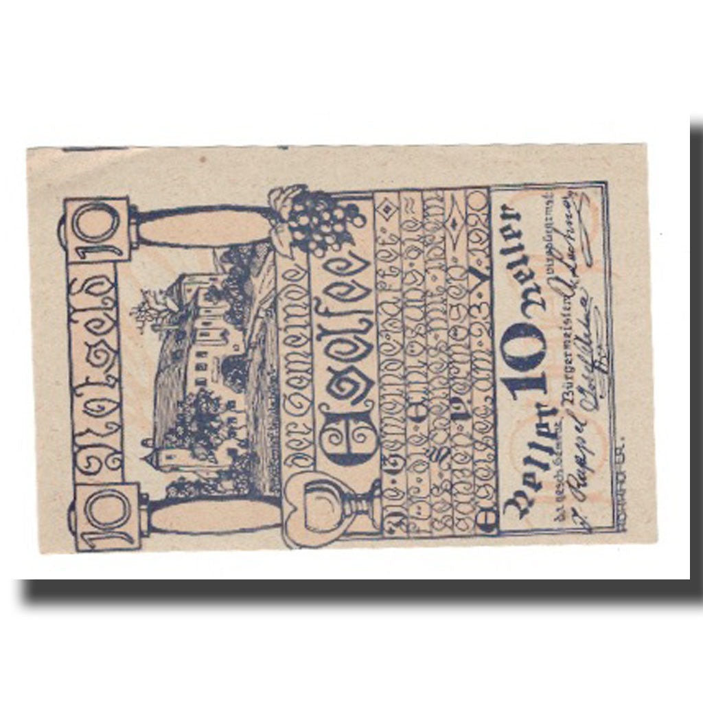Nota, Áustria, Egelsee, 10 Heller, Texte 2, 1920, 1920-05-23, AU(55-58)