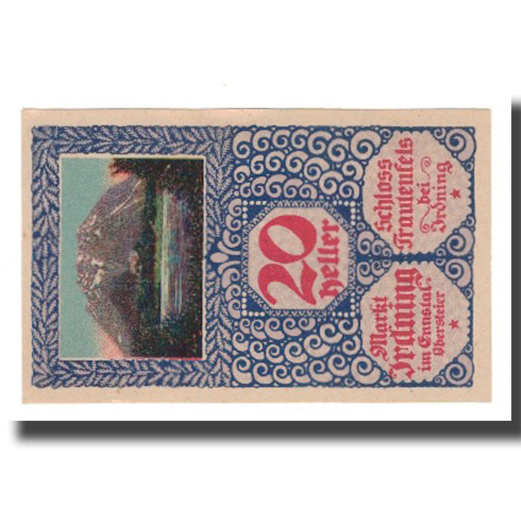 Geldschein, Österreich, Irdning Stm. Prv. Fa. August Dangl Gemeinde, 20 Heller