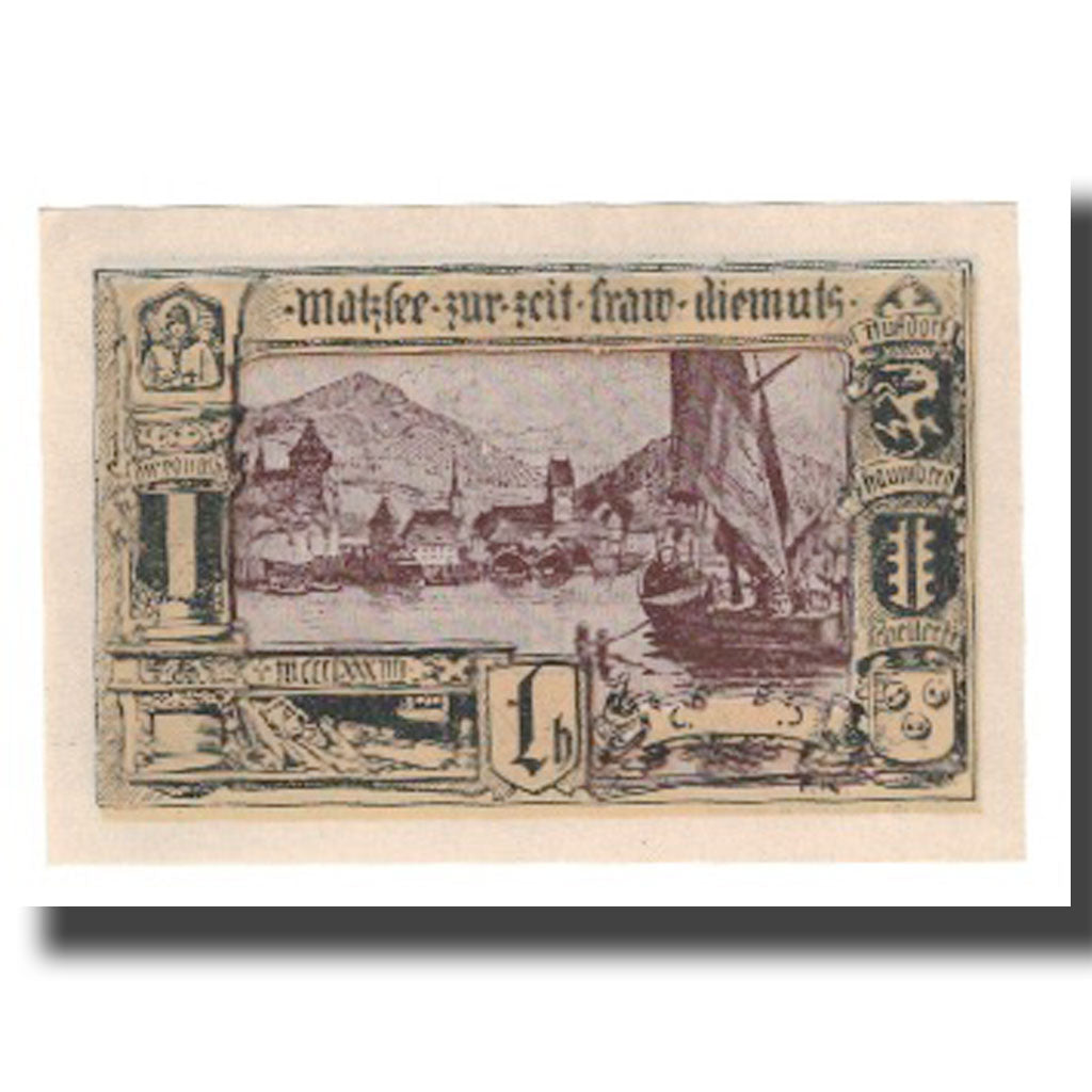 Banconote, Austria, Mattsee bei Salzburg Sbg. Gemeinde, 50 Heller, paysage 2
