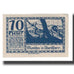 Banknot, Austria, Mondsee O.Ö. Marktgemeinde, 10 Heller, personnage, 1920
