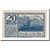 Geldschein, Österreich, Mondsee O.Ö. Marktgemeinde, 20 Heller, personnage 1