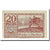 Geldschein, Österreich, Mondsee O.Ö. Marktgemeinde, 20 Heller, personnage 1