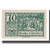 Banknote, Austria, Mondsee O.Ö. Marktgemeinde, 10 Heller, personnage 10, 1920