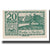 Banknote, Austria, Mondsee O.Ö. Marktgemeinde, 20 Heller, Personnage 12, 1920