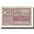 Geldschein, Österreich, Mondsee O.Ö. Marktgemeinde, 50 Heller, Personnage 14