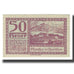 Billet, Autriche, Mondsee O.Ö. Marktgemeinde, 50 Heller, Personnage 14, 1920