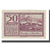 Banknote, Austria, Mondsee O.Ö. Marktgemeinde, 50 Heller, Personnage 15, 1920