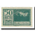 Banknote, Austria, Mondsee O.Ö. Marktgemeinde, 50 Heller, Personnage 15, 1920